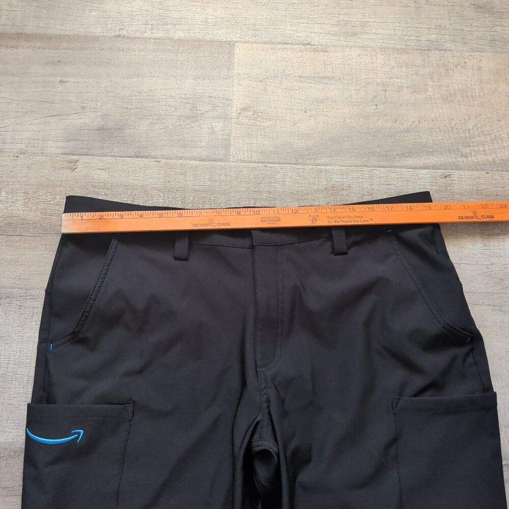 NWOT ​Amazon Employee Uniform Cargo Shorts Mens Large L Black Luly Yang 34-36 - Picture 6 of 6